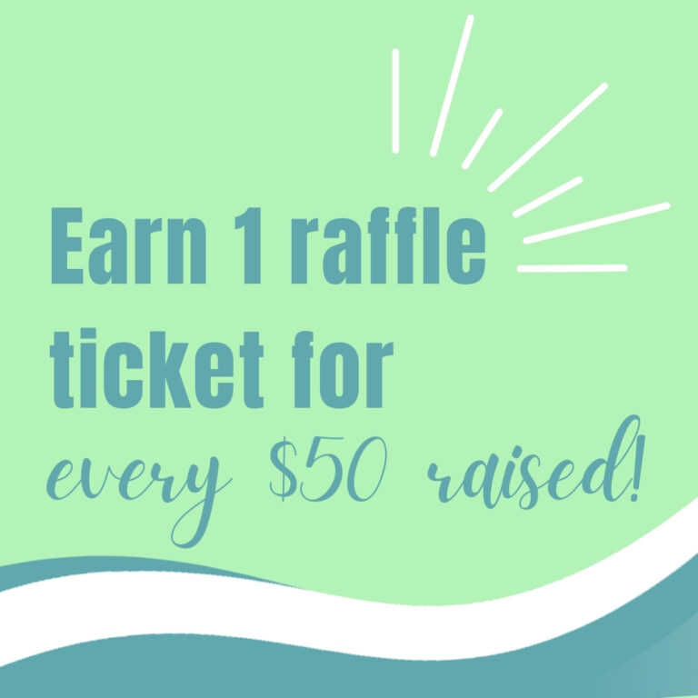 2026 walk graphic about raffle ticket